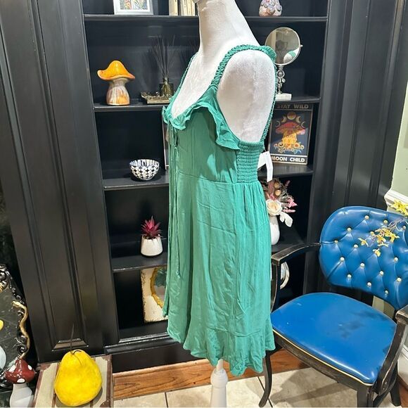 American Eagle Outfitters Green Mini Dress NWT Size Small - Picture 8 of 14